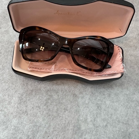 Prada SPR 07X Brown Havana Frame Butterfly Sunglases main image 7